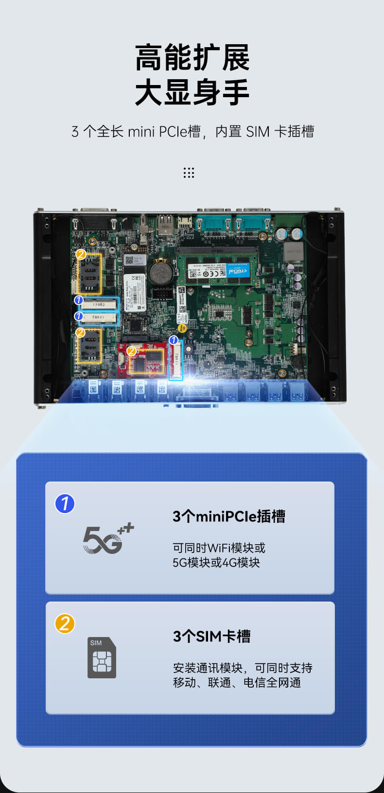 PA视讯网无风扇嵌入式工控机,环境监测工业电脑,DT-3004-H310