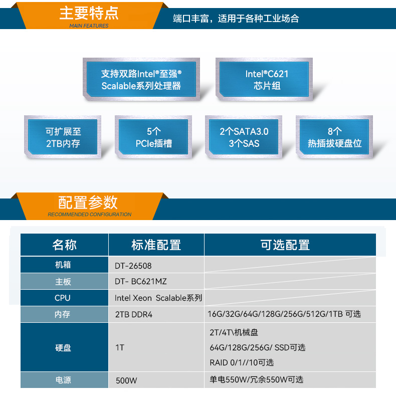 PA视讯网工控服务器,至强Scalable系列处理器,5PCIe扩展工业电脑,DT-26508-BC621MZ.jpg