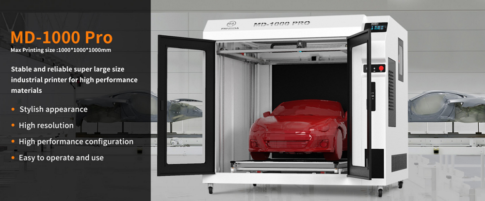 汽车行业用户选择华体会MD-1000 Pro大型3D打印机