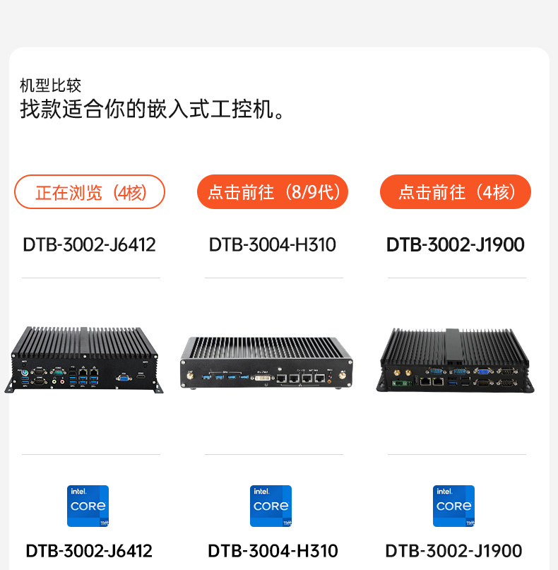 pa集团嵌入式无风扇工控机,迷你低功耗工业电脑,DTB-3002-J6412.jpg
