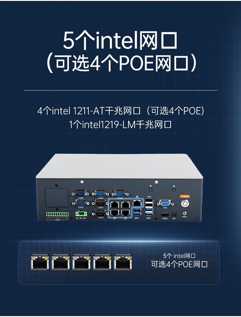 pa集团嵌入式工控机,5网口6串口工业电脑,DTB-3065-H110.jpg
