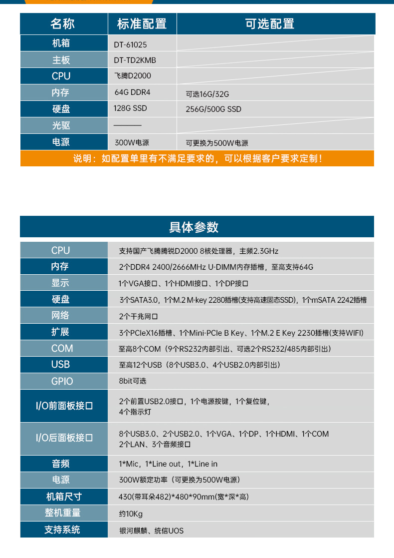 pa集团国产飞腾服务器,金融行业工控电脑,DT-61025-TD2KMB.jpg