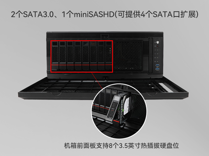 pa集团国产4U工控机,双路海光信息安全工控主机,DT-46508-D3350MA